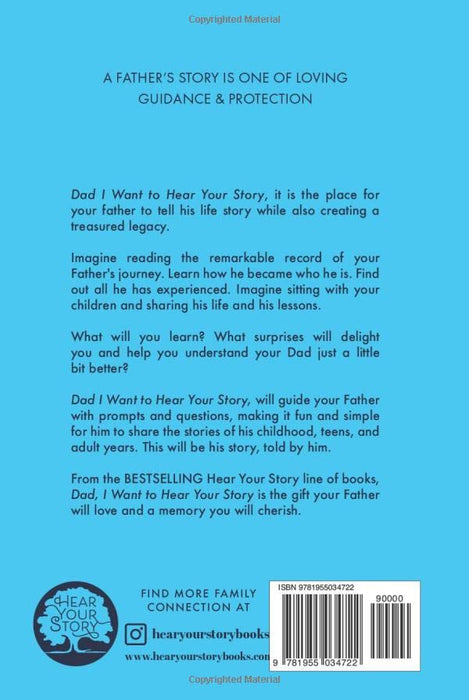 Dad, I Want to Hear Your Story: A Father's Guided Journal To Share His Life & His Love (Cassette Tape Cover) (Hear Your Story Books)