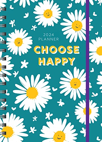 2024 Choose Happy Planner: 17-Month Weekly Happiness Organizer with Inspirational Stickers (Thru December 2024) (Inspire Instant Happiness Calendars & Gifts)
