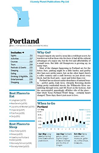 Lonely Planet Washington, Oregon & the Pacific Northwest (Regional Guide)