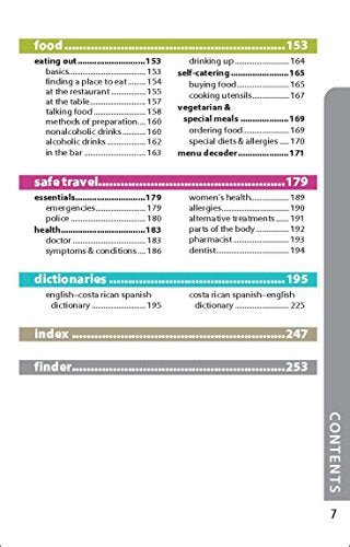 Lonely Planet Costa Rican Spanish Phrasebook & Dictionary 5