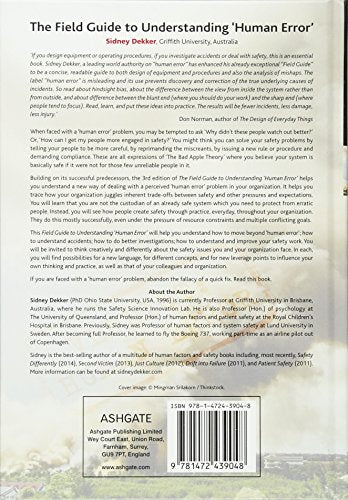 The Field Guide to Understanding 'Human Error'