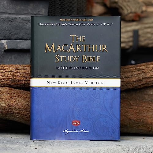 NKJV, The MacArthur Study Bible, Large Print, Hardcover, Thumb Indexed: Holy Bible, New King James Version