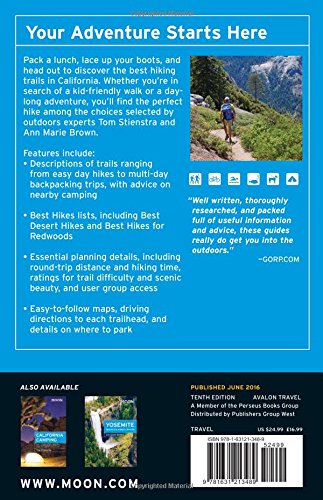 Moon California Hiking: The Complete Guide to 1,000 of the Best Hikes in the Golden State (Moon Outdoors)