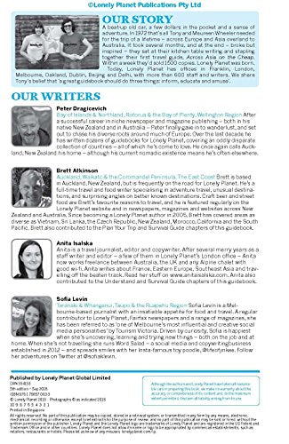 Lonely Planet New Zealand's North Island 5 (Regional Guide)