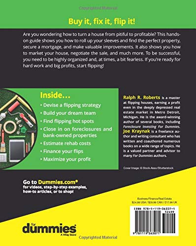 Flipping Houses For Dummies, 3rd Edition