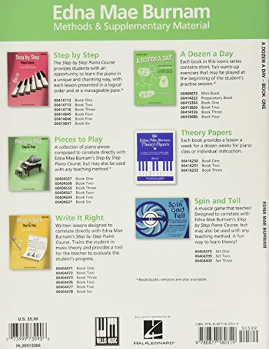 A Dozen a Day Book 1 (A Dozen a Day Series)