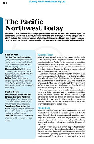 Lonely Planet Washington, Oregon & the Pacific Northwest (Regional Guide)