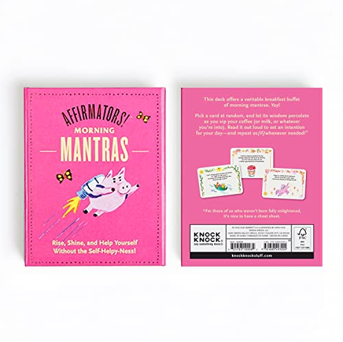 Affirmators! Mantras Morning Day Affirmation Cards Deck (30 Cards)