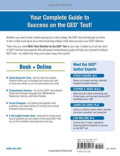 GED Total Solution, For the 2024-2025 GED Test, 2nd Edition (GED® Test Preparation)
