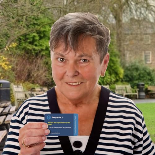 US Citizenship Flash Cards 2023-2024: Study Guide: Ciudadania Americana Spanish and English. 100 Flash Cards incluye Audios Online. USCIS 100 Preguntas y respuestas