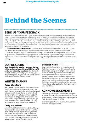 Lonely Planet Switzerland (Travel Guide)