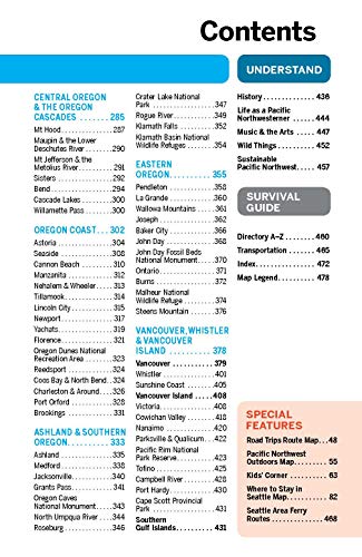 Lonely Planet Washington, Oregon & the Pacific Northwest 8 (Travel Guide)