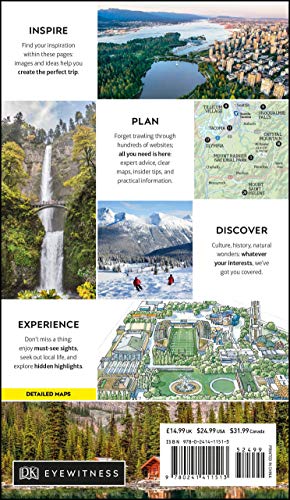 DK Eyewitness Pacific Northwest: Oregon, Washington and British Columbia (Travel Guide)