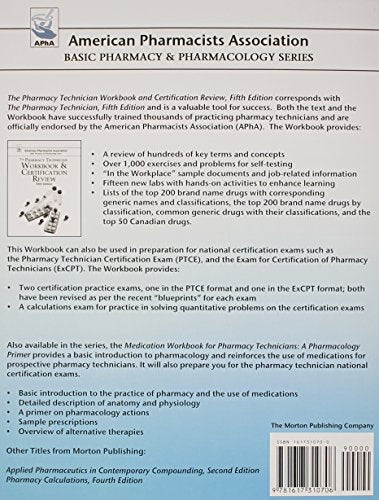 The Pharmacy Technician (American Pharmacists Association Basic Pharmacy & Pharmacology)