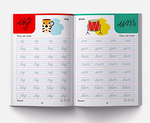 Cursive Handwriting: Word Family: Practice Workbook For Children