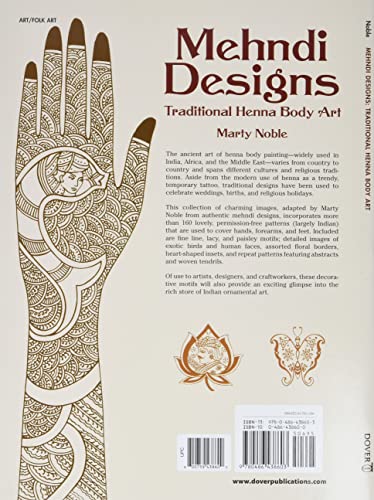 Mehndi Designs: Traditional Henna Body Art (Dover Pictorial Archive)