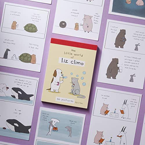 The Little World of Liz Climo Postcard Book