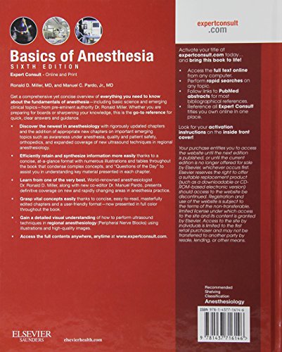 Basics of Anesthesia (Stoelting, Basics of Anesthesia: with Evolve Website)