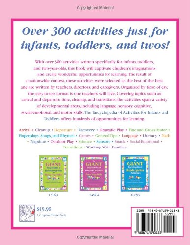 The Encyclopedia of Infant and Toddlers Activities for Children Birth to 3: Written by Teachers for Teachers