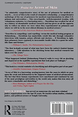 Acres of Skin: Human Experiments at Holmesburg Prison