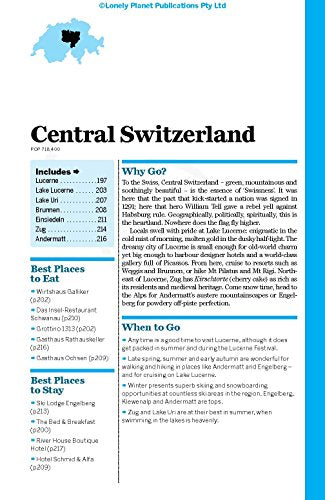 Lonely Planet Switzerland (Travel Guide)
