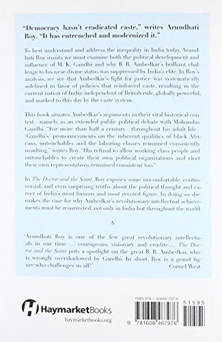 The Doctor and the Saint: Caste, Race, and Annihilation of Caste, the Debate Between B.R. Ambedkar and M.K. Gandhi