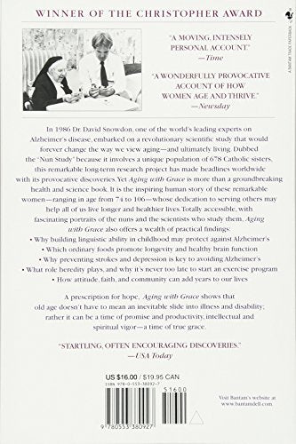 Aging with Grace: What the Nun Study Teaches Us About Leading Longer, Healthier, and More Meaningful Lives