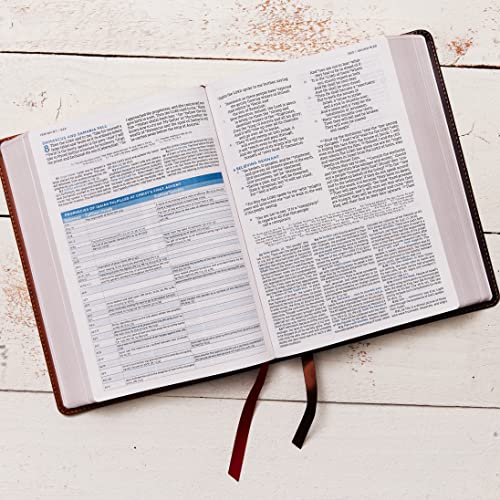 NASB, MacArthur Study Bible, 2nd Edition, Leathersoft, Brown, Comfort Print: Unleashing God's Truth One Verse at a Time