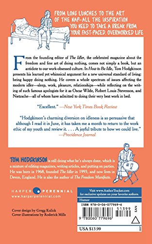 How to Be Idle: A Loafer's Manifesto