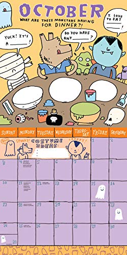 Kid's Awesome Activity Wall Calendar 2021