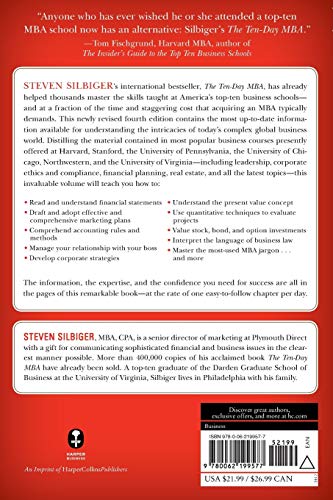 The Ten-Day MBA 4th Ed.: A Step-by-Step Guide to Mastering the Skills Taught In America's Top Business Schools