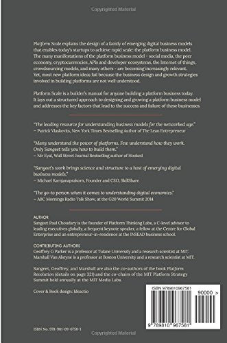 Platform Scale: How an emerging business model helps startups build large empires with minimum investment