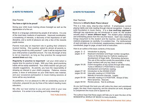 Alfred's Basic Piano Library Lesson Book, Bk 1A: Book & CD (Alfred's Basic Piano Library, Bk 1A)