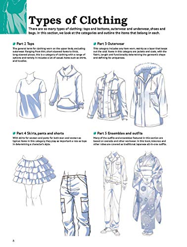 How to Create Manga: Drawing Clothing and Accessories: The Ultimate Bible for Beginning Artists (With Over 900 Illustrations)
