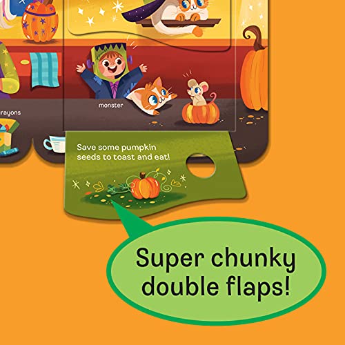 Boo Halloween Lift-a-Flap Board Book Ages 0-4 (Peek-A-Flap)