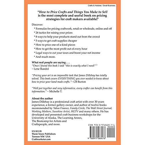 How to Price Crafts and Things You Make to Sell [Paperback] by Dillehay, James