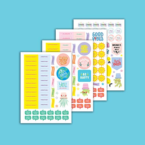 2021 Choose Happy Planner: 17-Month Weekly Happiness Planner with Stickers (Inspirational Monthly Planner for Women, Thru December 2021)