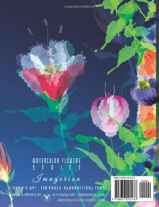 She Forgot She Tried To Remember But She Couldn't: Discreet Password Log Book with Alphabetical Tabs. Disguised Floral Themed Notebook with a Funny Quote for Internet Users & Gardening Enthusiasts