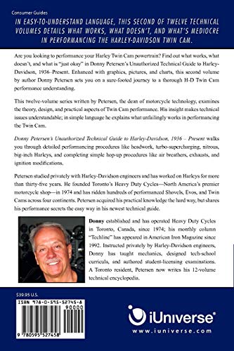 Donny's Unauthorized Technical Guide to Harley Davidson 1936 to Present: Volume II: Performancing the Twin Cam