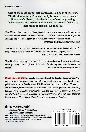 Fatherless America: Confronting Our Most Urgent Social Problem