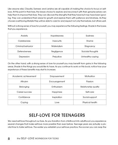 The Self-Love Workbook for Teens: A Transformative Guide to Boost Self-Esteem, Build a Healthy Mindset, and Embrace Your True Self (Self-Love Books)