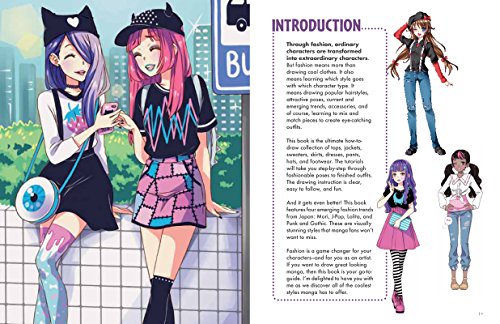 The Manga Fashion Bible: The Go-To Guide for Drawing Stylish Outfits and Characters