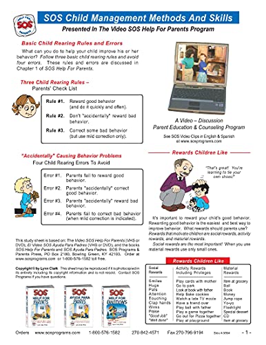 SOS Help For Parents: A Practical Guide For Handling Common Everyday Behavior Problems (5th Edition, 2020)