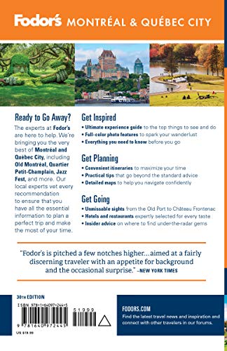 Fodor's Montreal & Quebec City (Full-color Travel Guide)