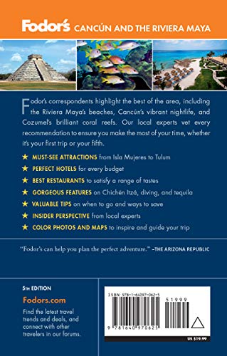 Fodor's Cancun & The Riviera Maya: with Tulum, Cozumel & the Best of the Yucatan (Full-color Travel Guide)