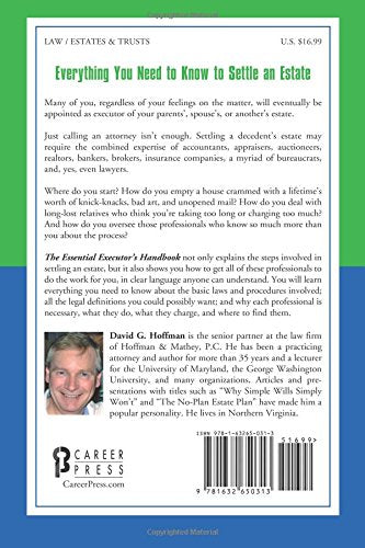 The Essential Executor's Handbook: A Quick and Handy Resource for Dealing With Wills, Trusts, Benefits, and Probate (The Essential Handbook)