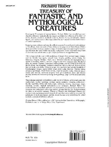 Treasury of Fantastic and Mythological Creatures: 1,087 Renderings from Historic Sources (Dover Pictorial Archive)