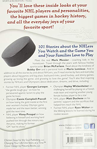Chicken Soup for the Soul: Hooked on Hockey: 101 Stories about the Players Who Love the Game and the Families that Cheer Them On
