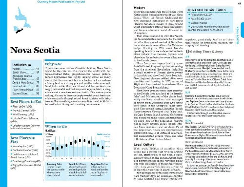 Nova Scotia, New Brunswick & Prince Edward Island 3 (Lonely Planet)