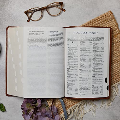 NKJV, Spirit-Filled Life Bible, Third Edition, Leathersoft, Brown, Thumb Indexed, Red Letter, Comfort Print: Kingdom Equipping Through the Power of the Word